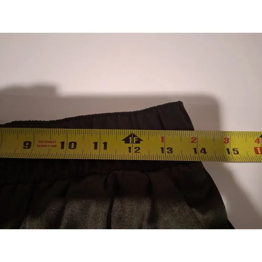 INC International Concepts Satin Cargo Jogger Pants Women’s Small Olive Green
